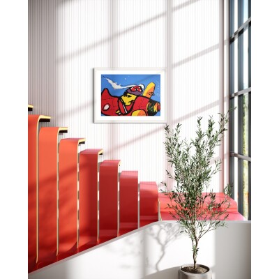 red baron herman brood zeefdruk 2