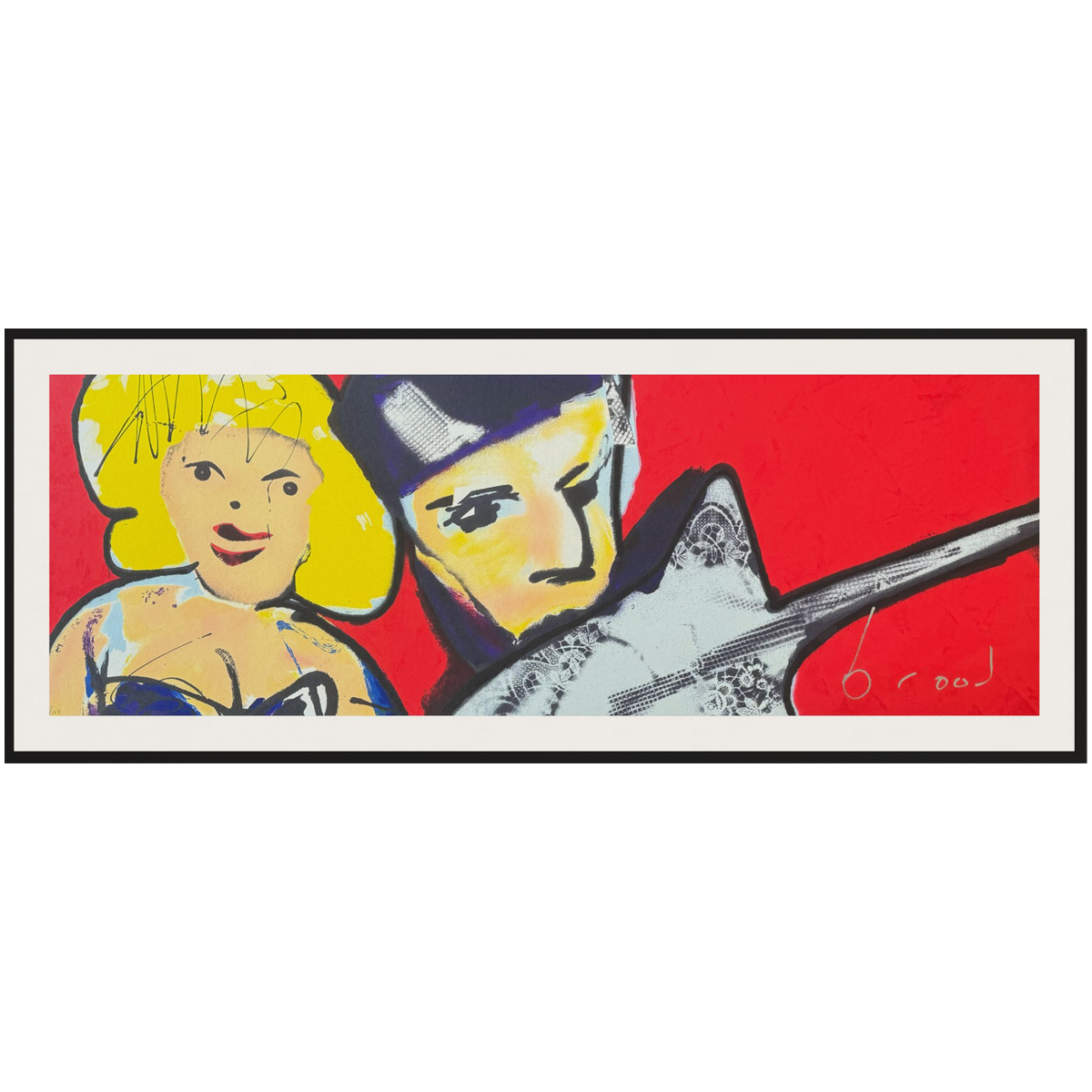 herman brood some like it hot siebdruck original manche mögen es heiß Herman-Brot