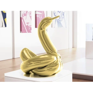 Ballon Schwan Gold