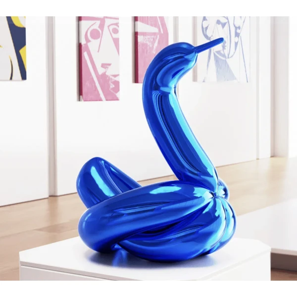 Schwan blau