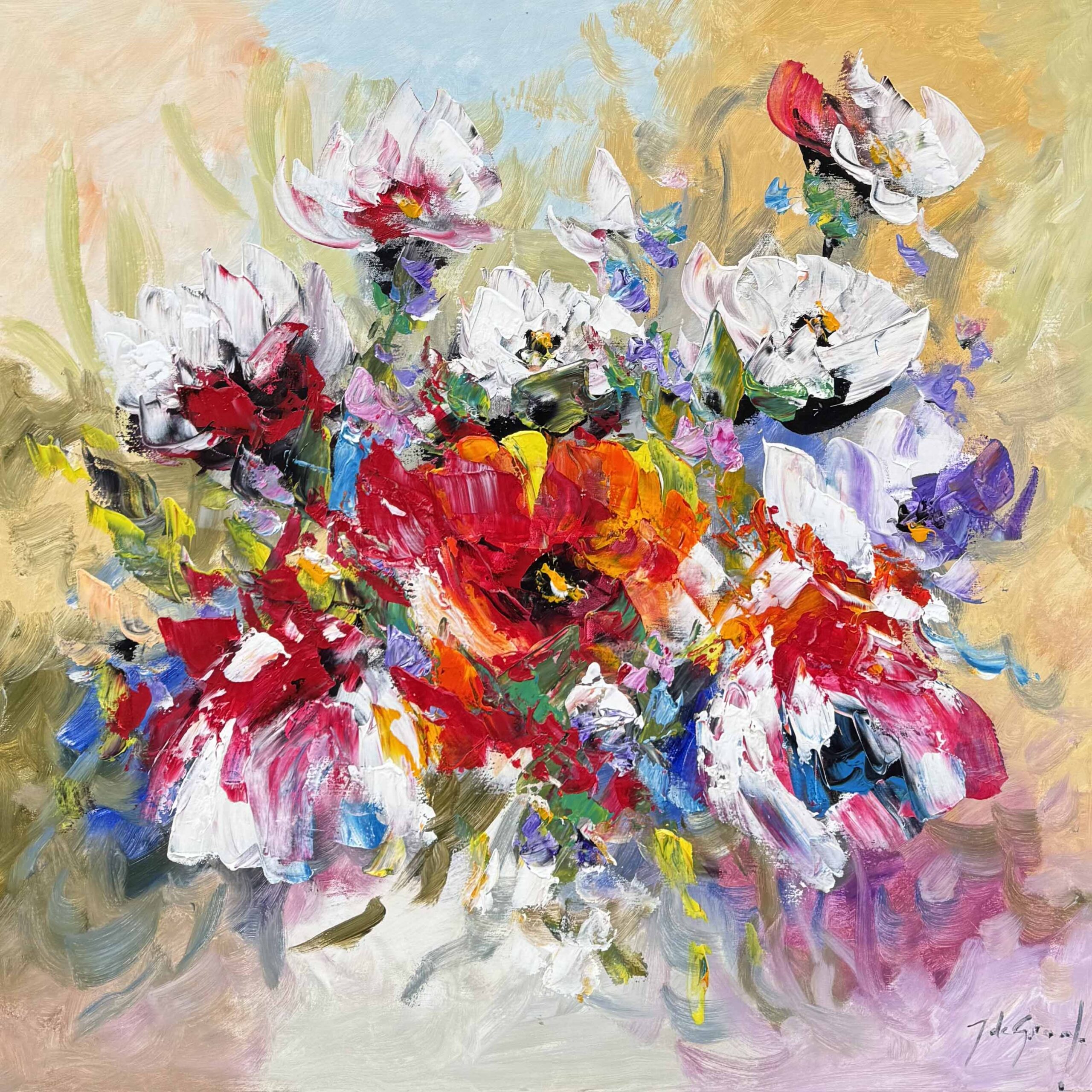 Gemälde Blumen Jochem de Graaf 1 Gemälde Blumen Jochem de Graaf 1