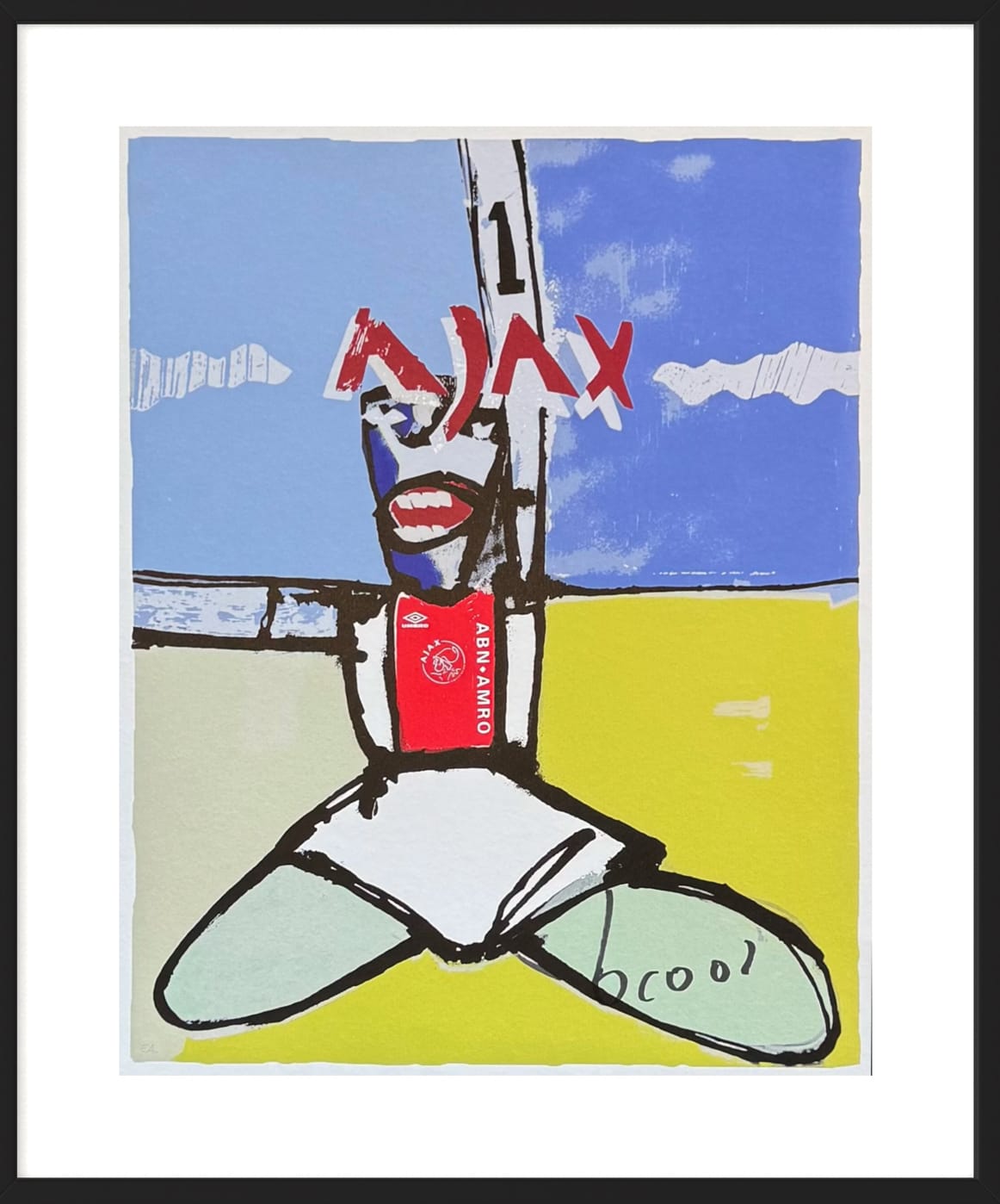 Ajax Siebdruck Herman Brood 1 siebdruck ajax herman brood
