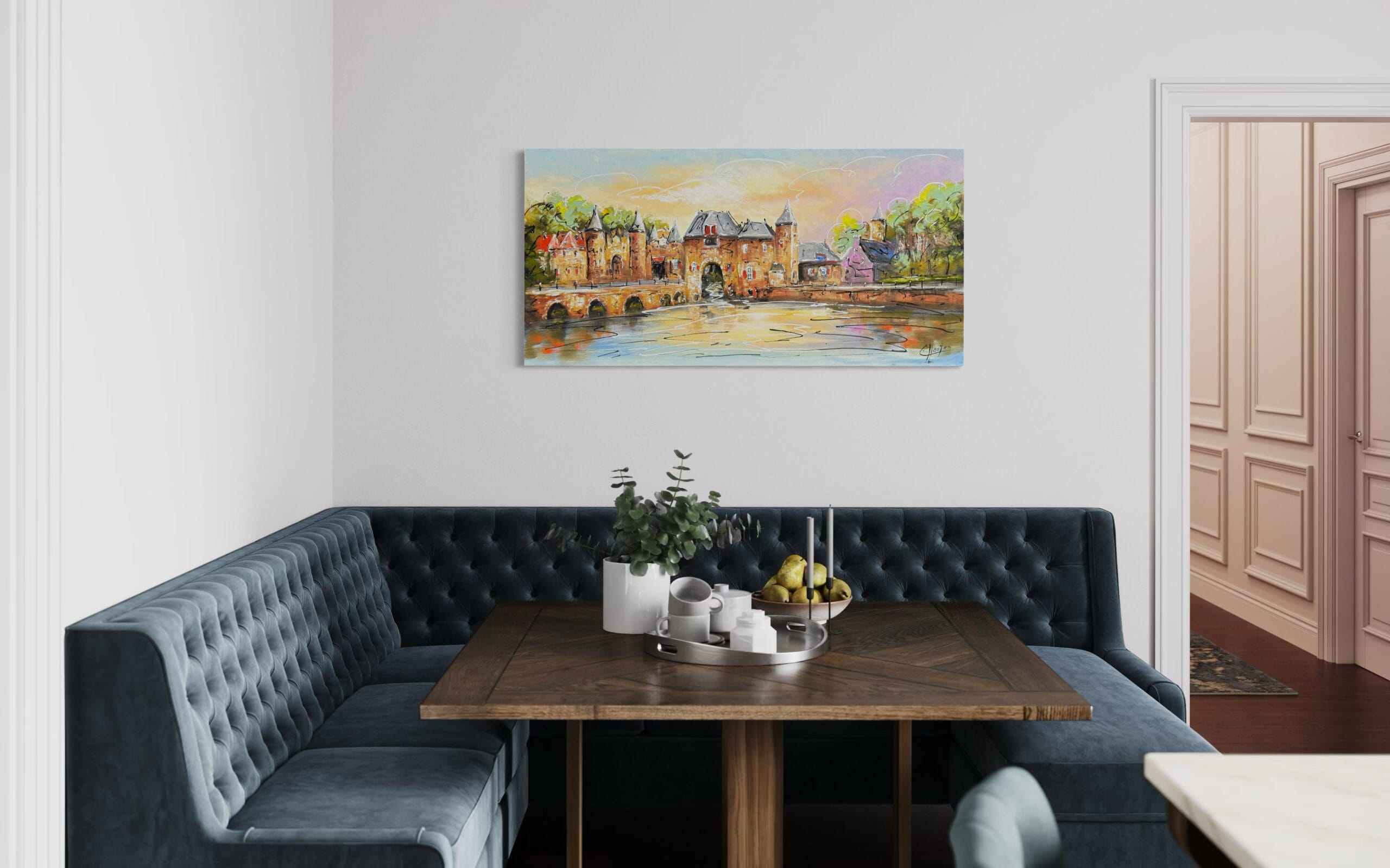 Das Koppelpoort Gemälde Amersfoort Caspar van Houten