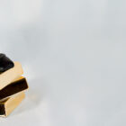 Onkel Dagobert Matte Schwarz & Verchromt Gold
