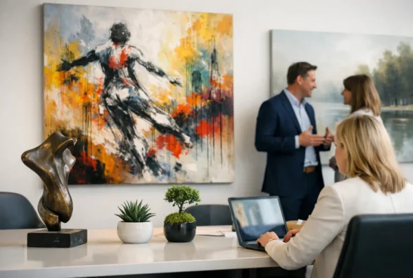 Kunstwerk huren voor kantoorinrichting